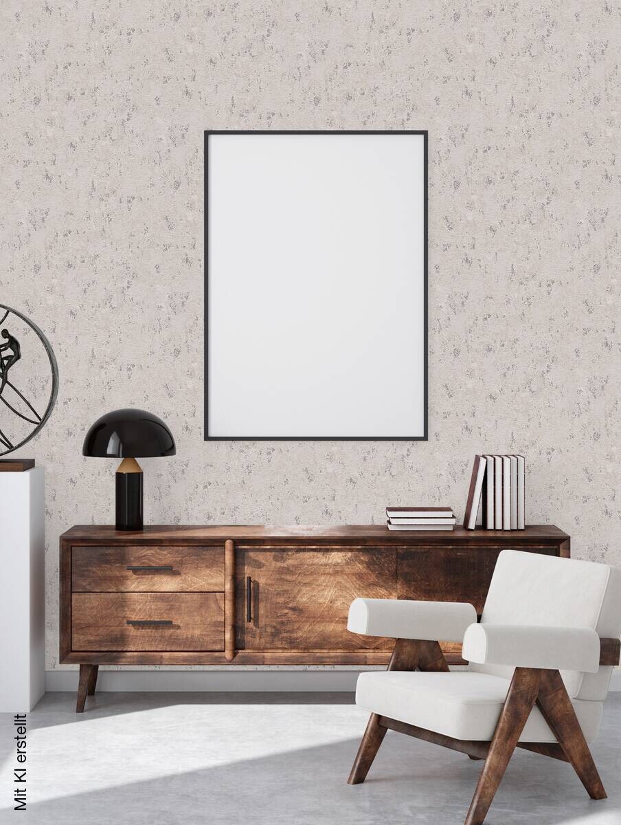 A.S.Creation Vliestapete silber beige B/H/D: ca. 53x1005x9 cm