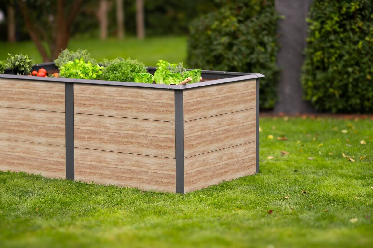 Westmann Hochbeet Primus-Multi XL anthrazit Metall B/H/T: ca. 200x77x100 cm