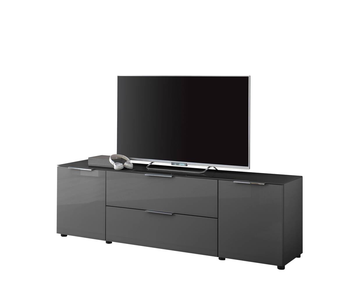 Lowboard Santorin anthrazit B/H/T: ca. 180x54x40 cm