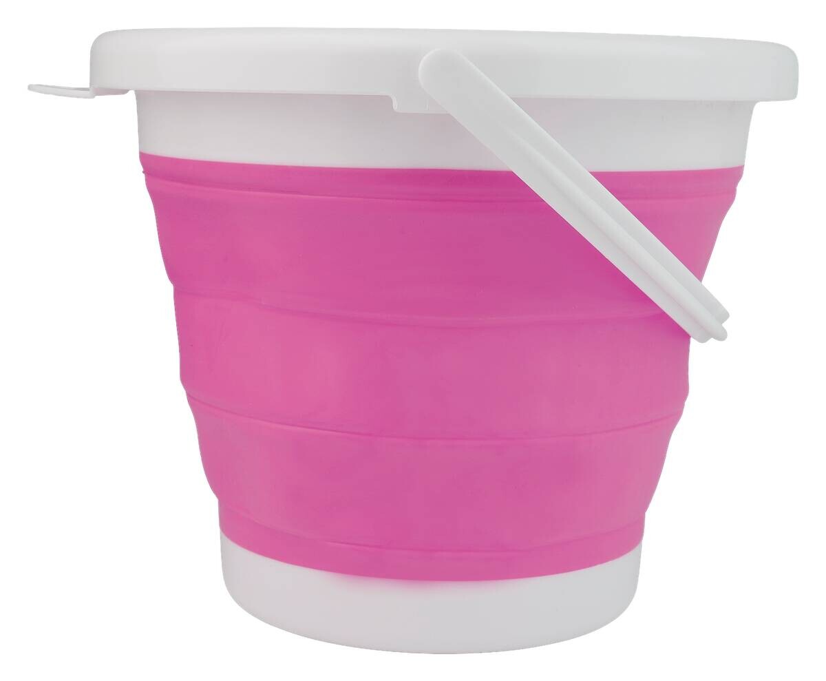 Eimer pink Kunststoff B/H/L: ca. 25x31,5x31,5 cm