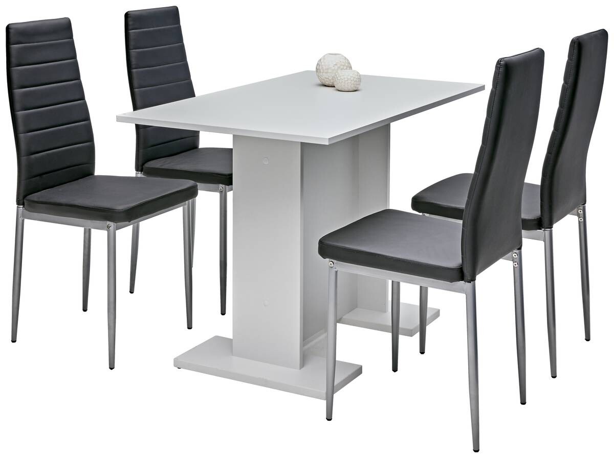 Tischgruppe Elly weiß B/H/T: ca. 108x75x68 cm