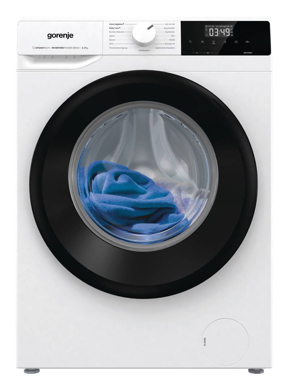Gorenje Waschmaschine W1NHEI74SAPS/DE EEK: A Spektrum: A bis G 7kg weiß B/H/T: ca. 60x85x47 cm