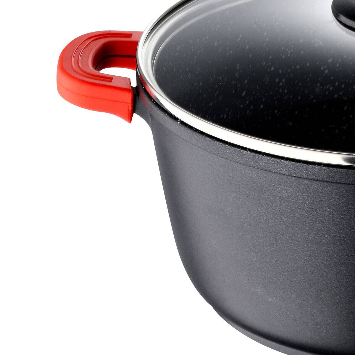 BERGNER Topfset Chroma schwarz Aluminium 2 tlg.