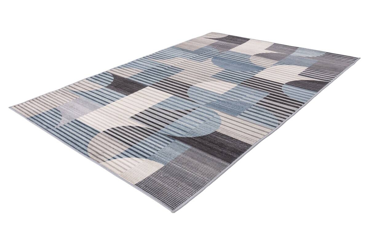 Kayoom Teppich Bluster 425 blau B/L: ca. 120x170 cm