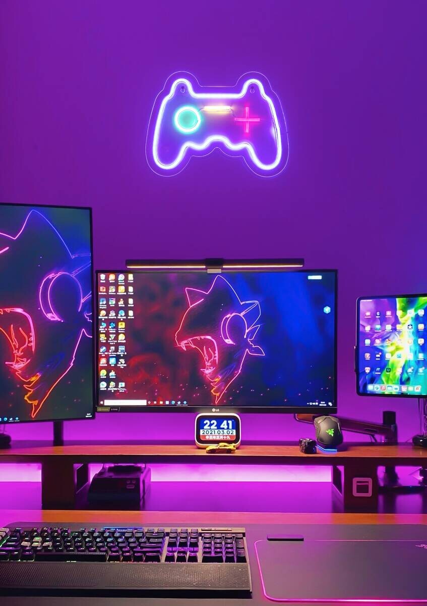 Nolo LED-Neon_Wandleuchte Play Acryl B/H/L: ca. 22x1,6x30 cm