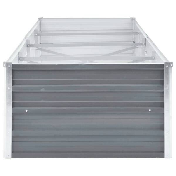 Hochbeet grau Stahl B/H/L: ca. 80x45x320 cm
