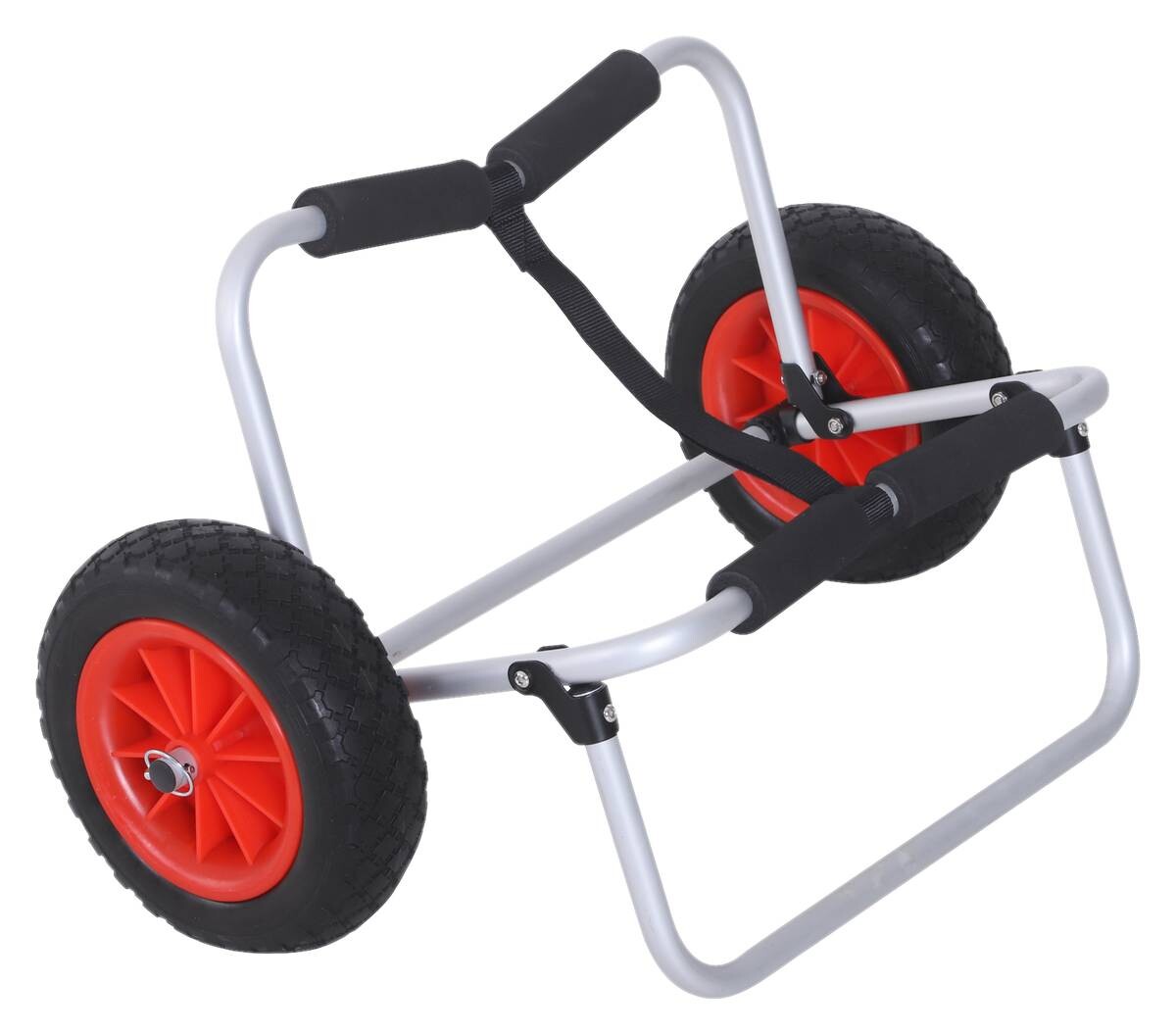 HOMCOM Kanuwagen silber Aluminium