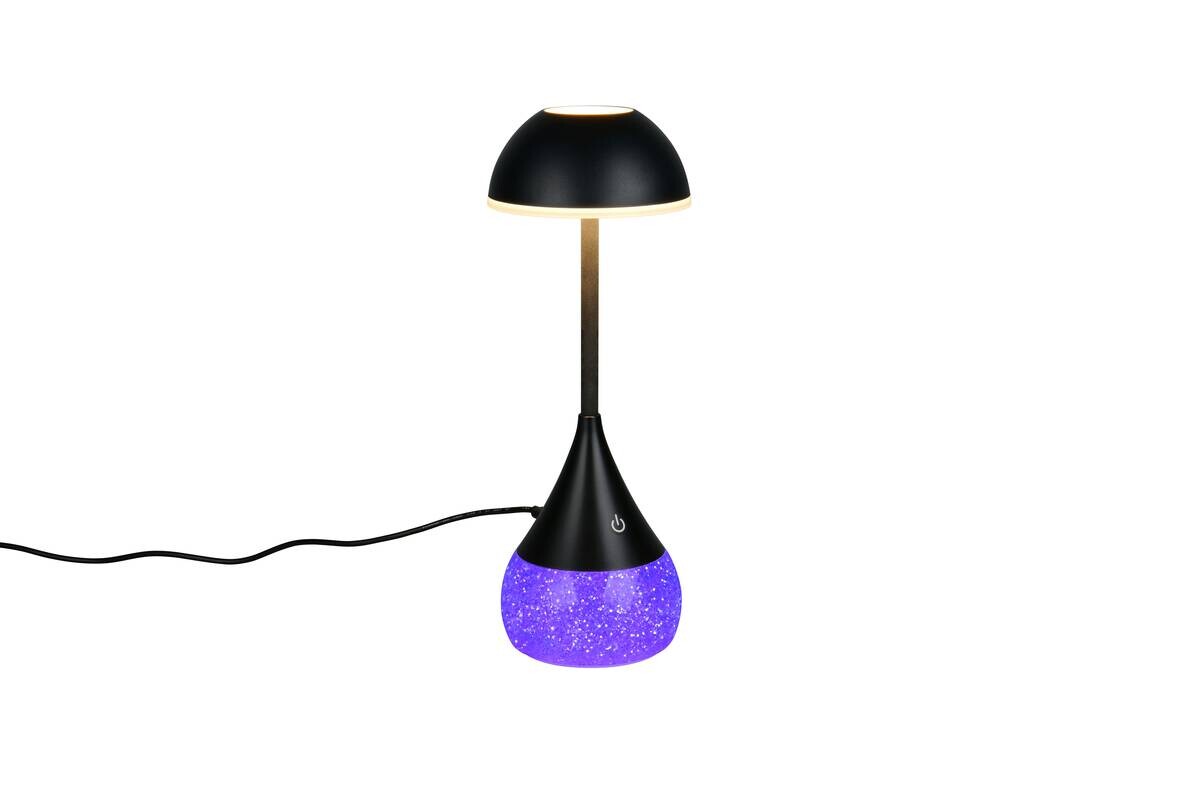 Reality LED-Tischleuchte Tembo schwarz Kunststoff B/L: ca. 11x28,3 cm