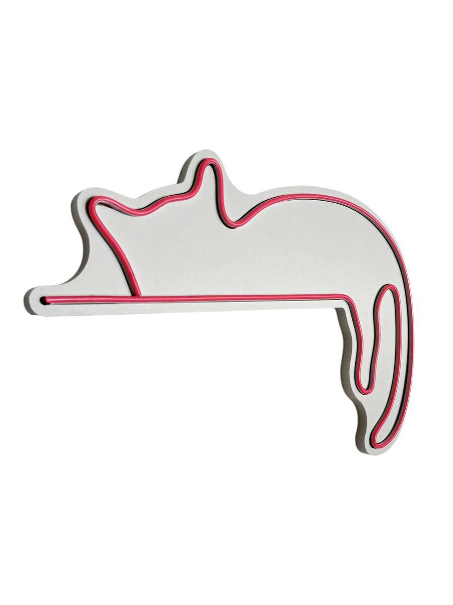 Opviq LED-Wandleuchte rosa PVC B/H/T/L: ca. 46x31x2x46 cm