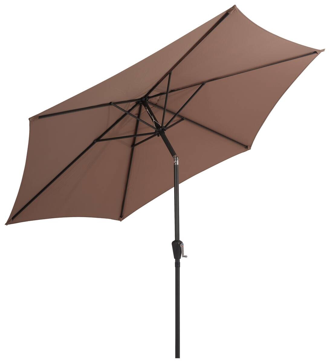 POCOline Sonnenschirm taupe Polyester H/D: ca. 240x300 cm