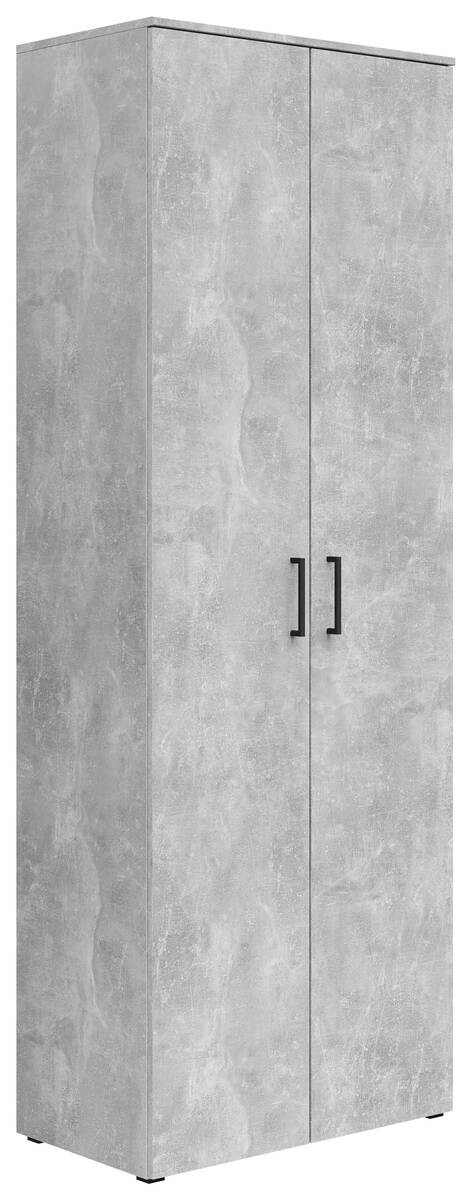 Schrank Multi-Stauraum Typ 52 Beton Optik B/H/T: ca. 70x195x40 cm
