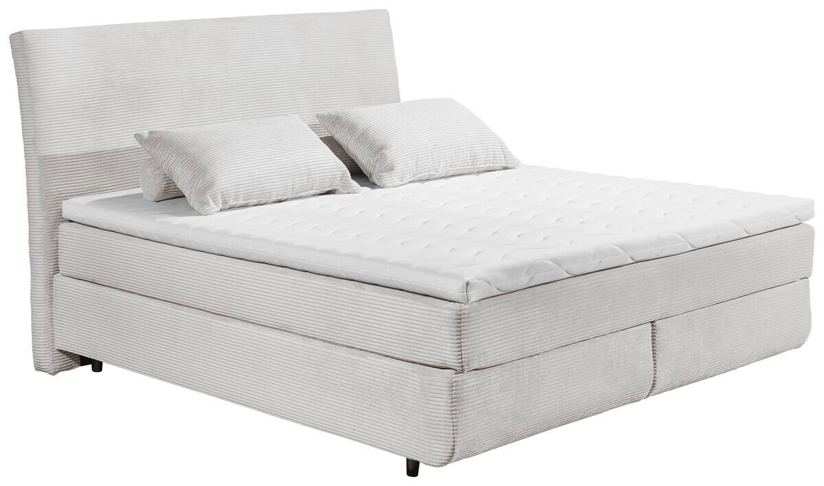 Boxspringbett Marbella Silbergrau Liegefläche B/L: ca. 180x200 cm