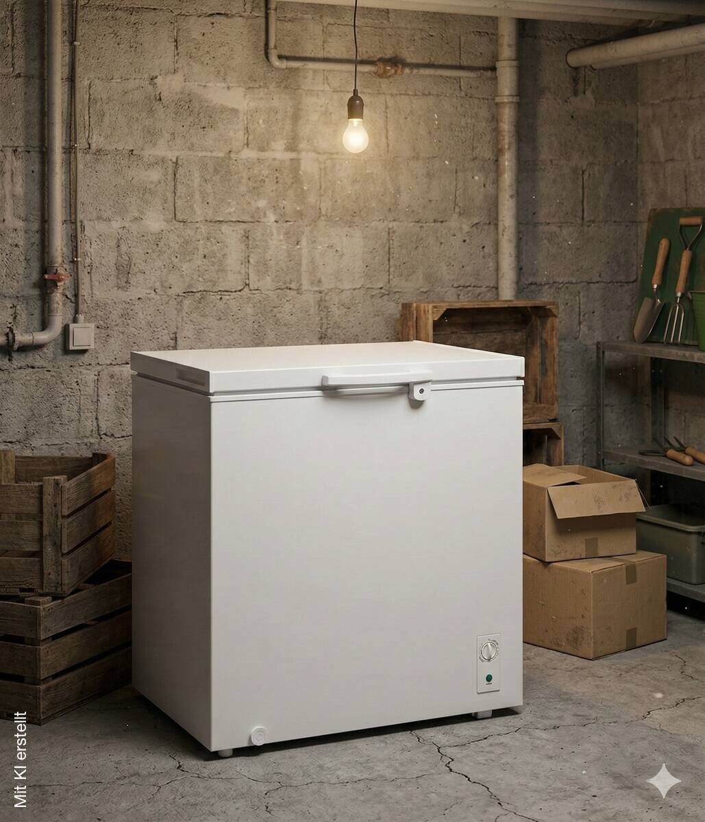 POCOline Gefriertruhe GT85-99EW weiß B/H/T: ca. 55x85x45 cm