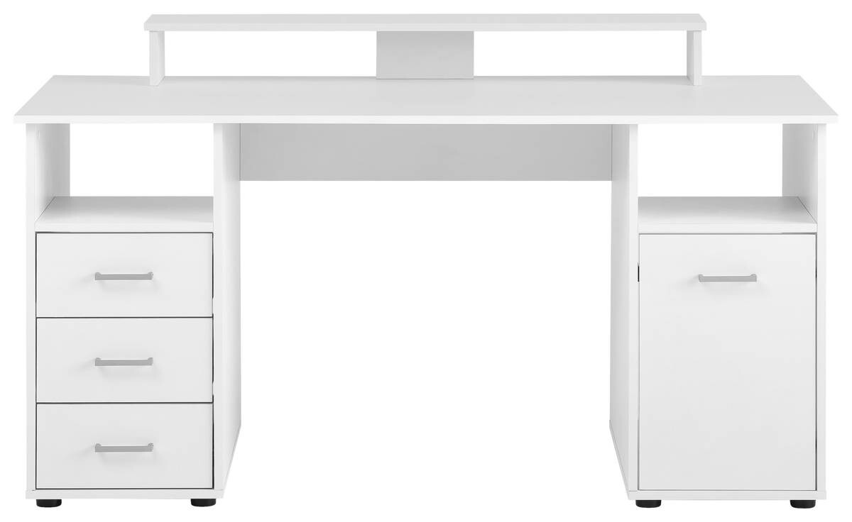 Schreibtisch Niels perlweiß Optik B/H/T: ca. 150x86,7x70 cm