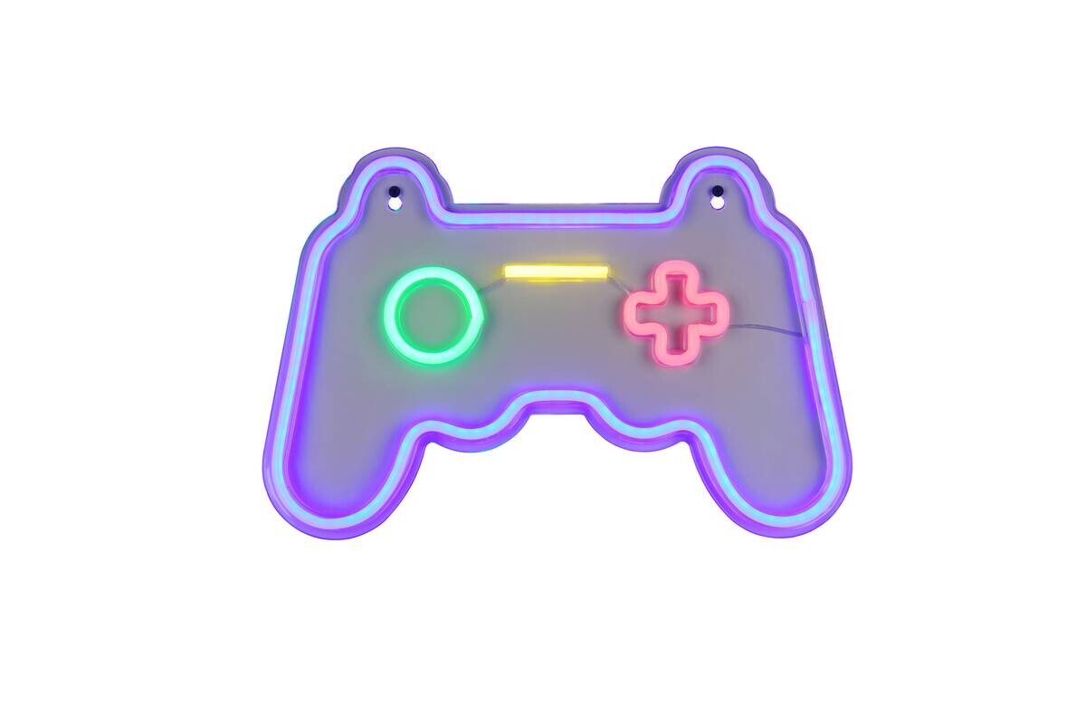 Reality LED-Wandleuchte Gamer B/L: ca. 41x27,5 cm