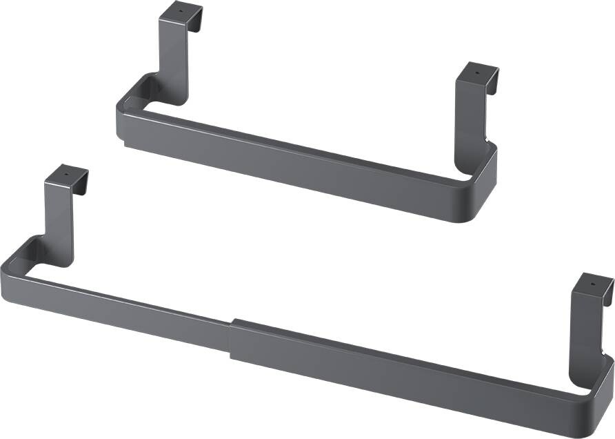 Metaltex Handtuchhalter schwarz Kunststoff