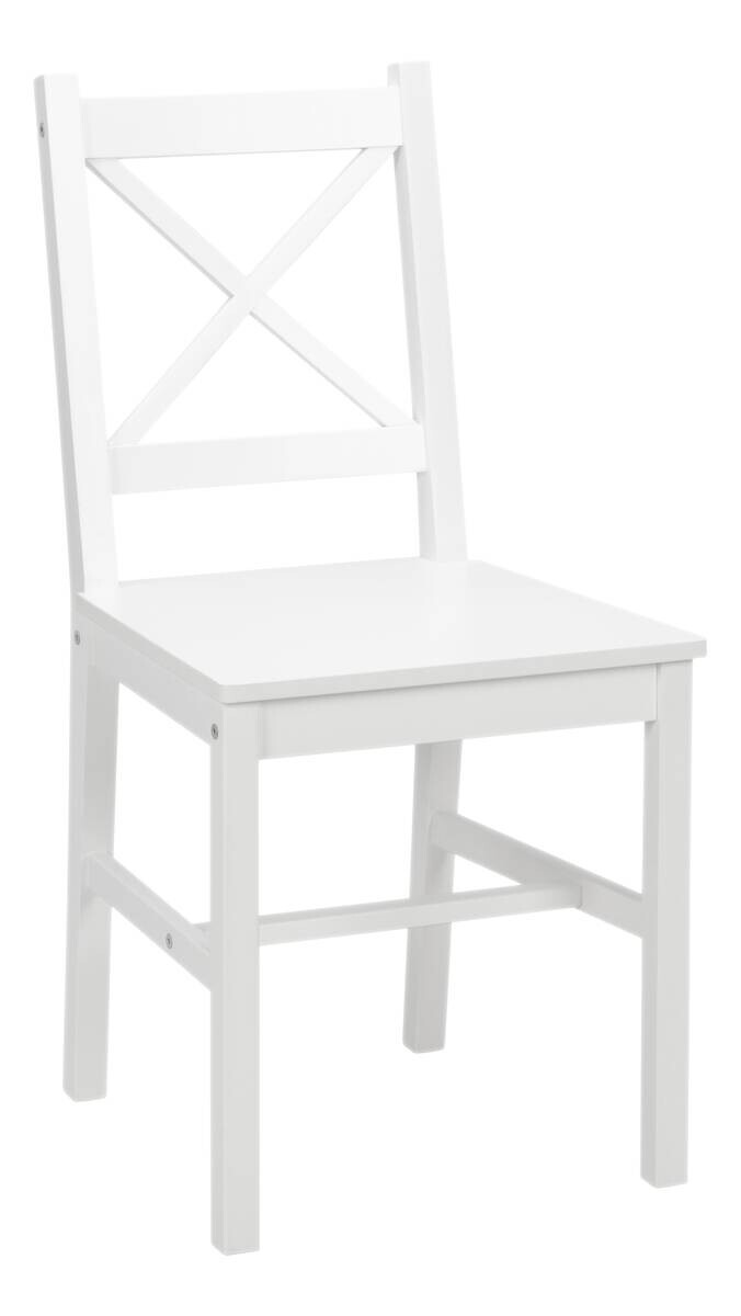 Tischgruppe Hanna weiß Holz B/H/T: ca. 118x73x75 cm