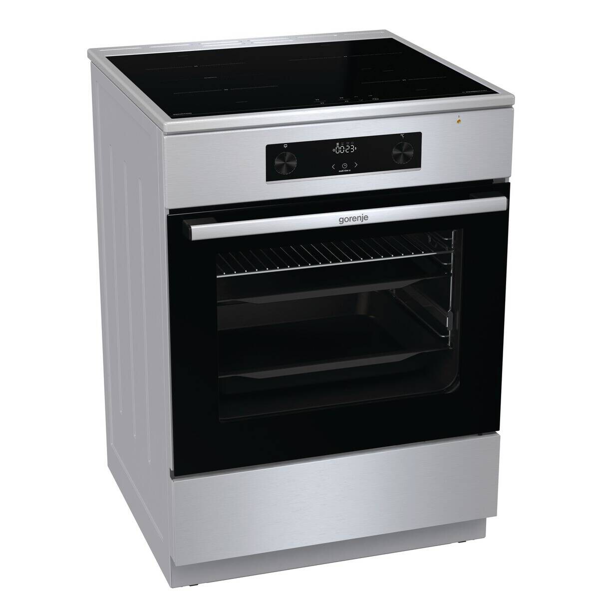 Gorenje Stand-Elektroherd GEIT6C60XPG Edelstahl B/H/T: ca. 60x85x60 cm