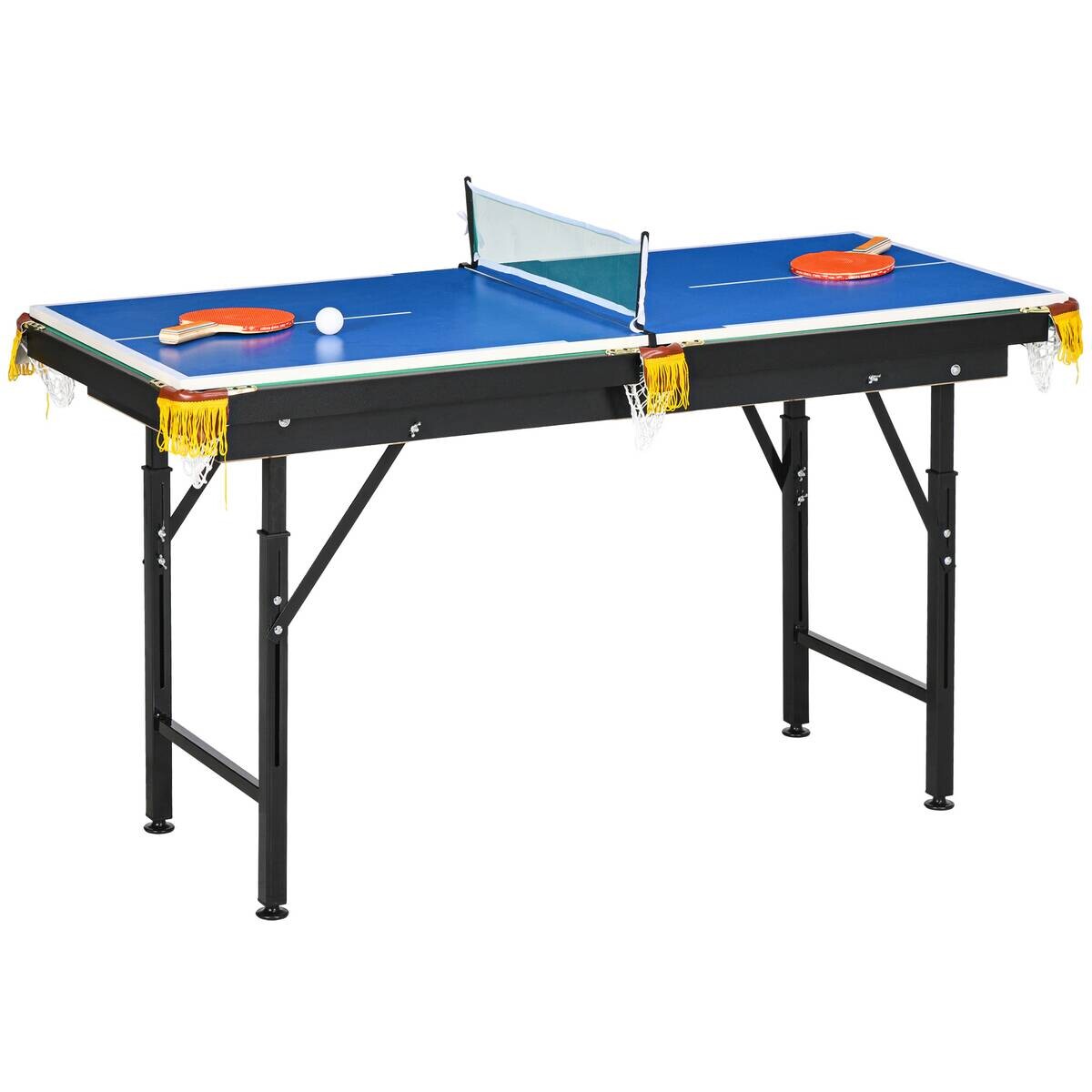 SPORTNOW Multispieltisch grün Stahl B/H/L: ca. 63x80x140 cm