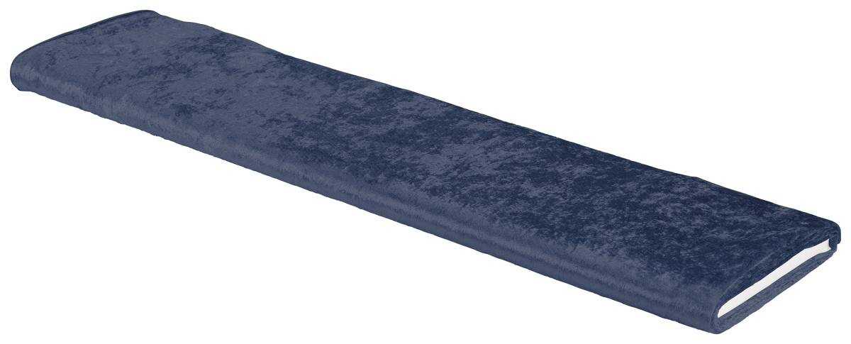 Dekostoff Pannesamt blau 100% Polyester B: ca. 150 cm