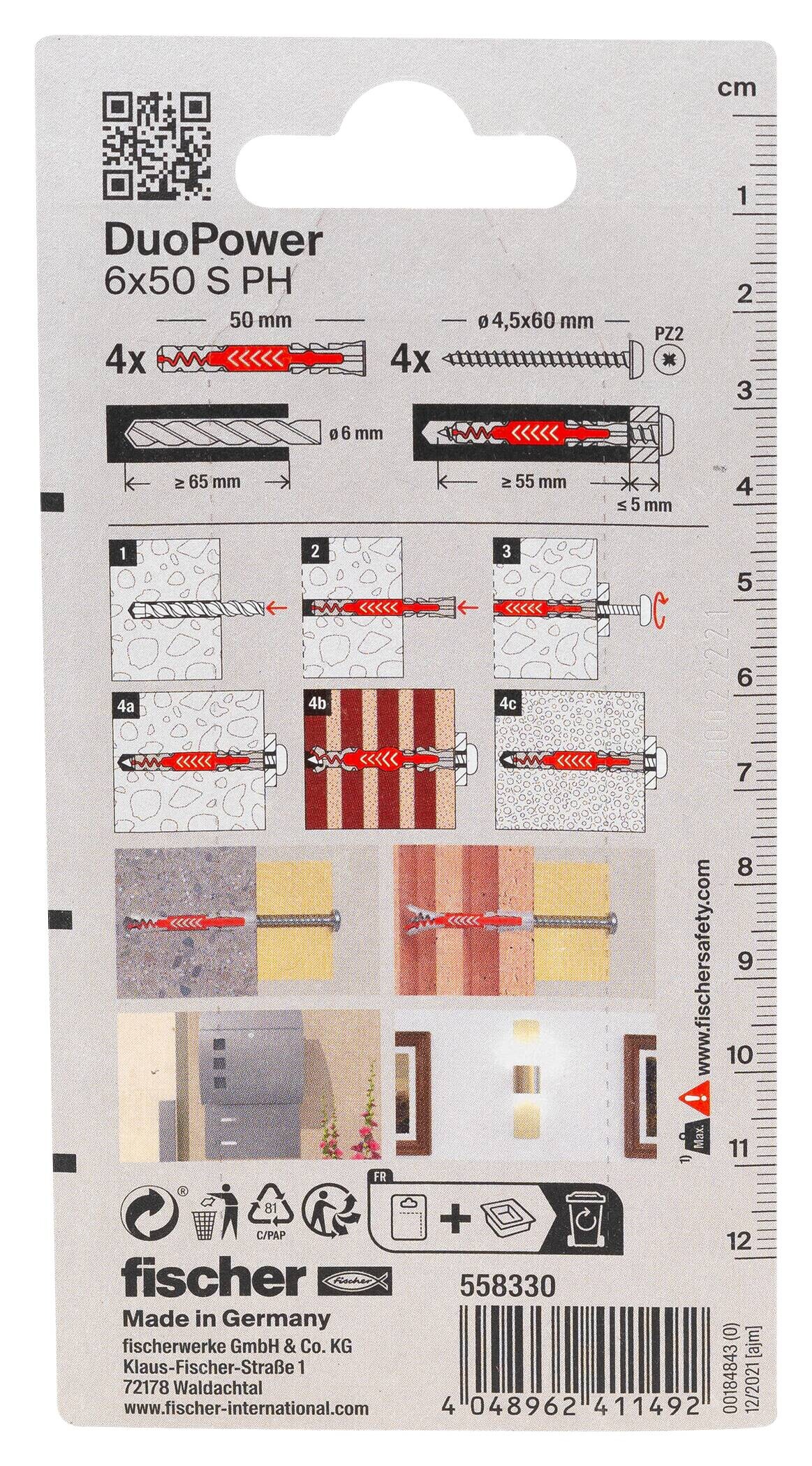 fischer Dübel- und Schraubenset
