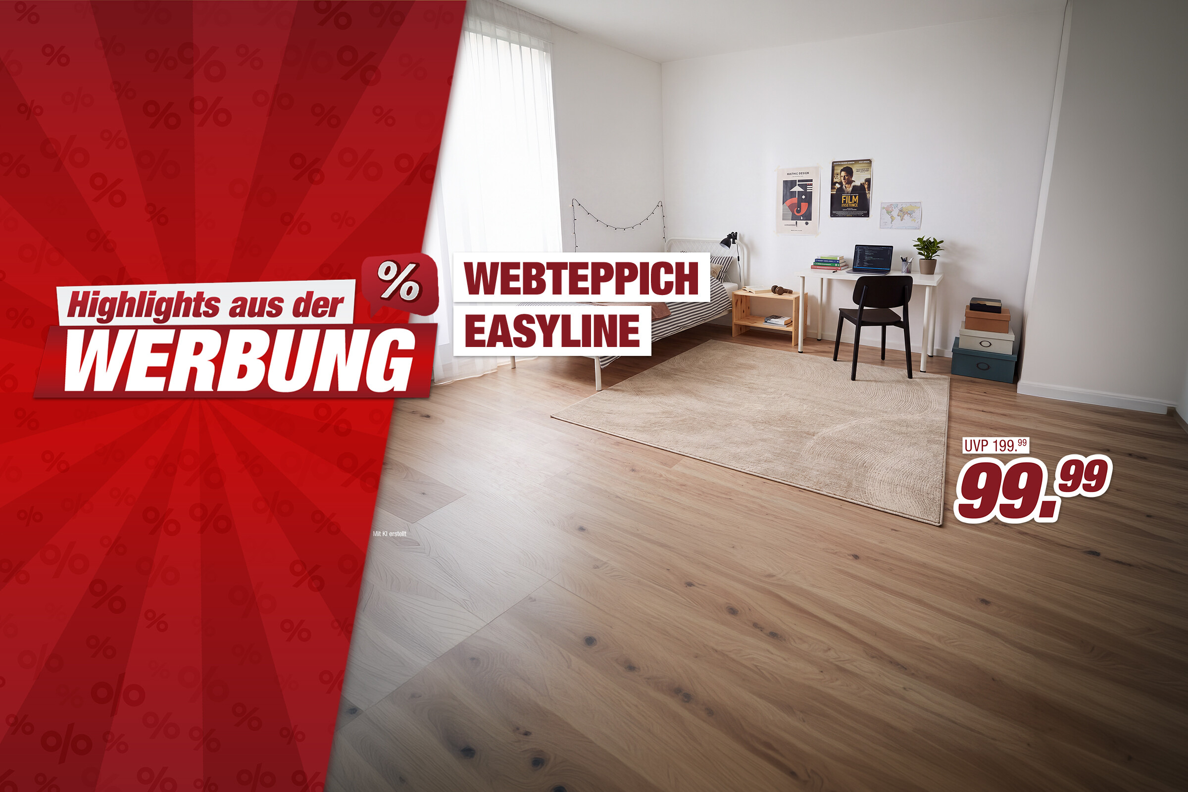 Unsere Werbe Highlights - -6 Webteppich Easyline