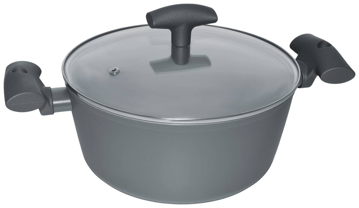 MICHELINO Topf grau Aluminium