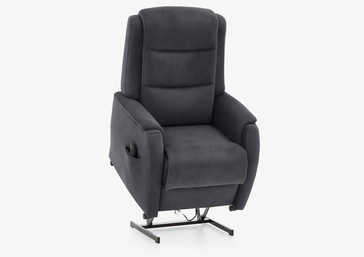 TV-Sessel anthrazit Microfaser B/H/T: ca. 72x109x82 cm