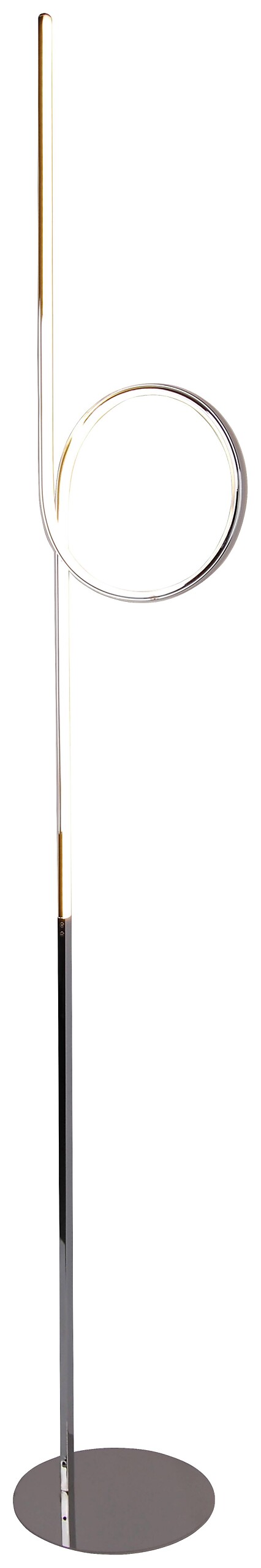 Näve Leuchten Stehlampe 2053442 Chrom Metall Kunststoff B/H/T: ca. 23x171x23 cm 1 Brennstellen