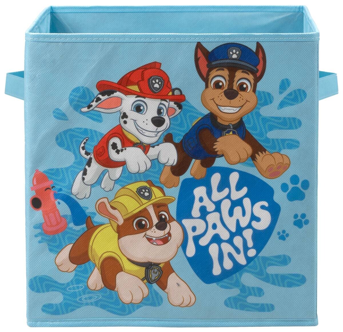 Stoffbox All Paws in hellblau B/H/T: ca. 32x32x32 cm
