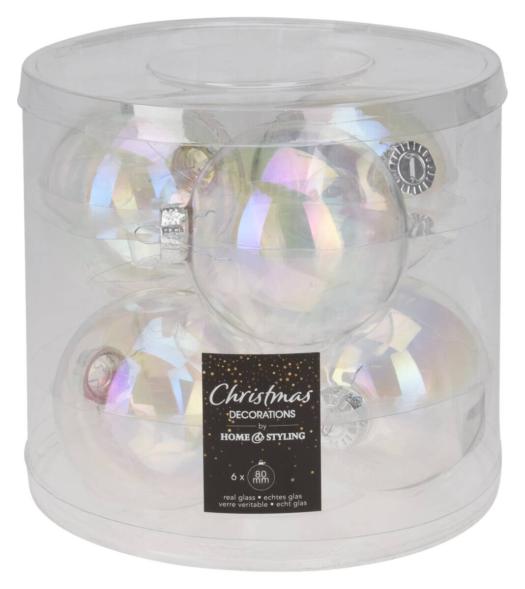 Weihnachtskugel perlmutt D: ca. 8 cm