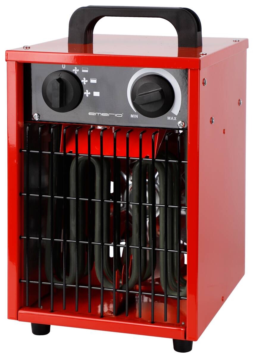 Heizlüfter rot Kunststoff Metall B/H/L: ca. 21,5x32,6x19,8 cm ca. 3000 W