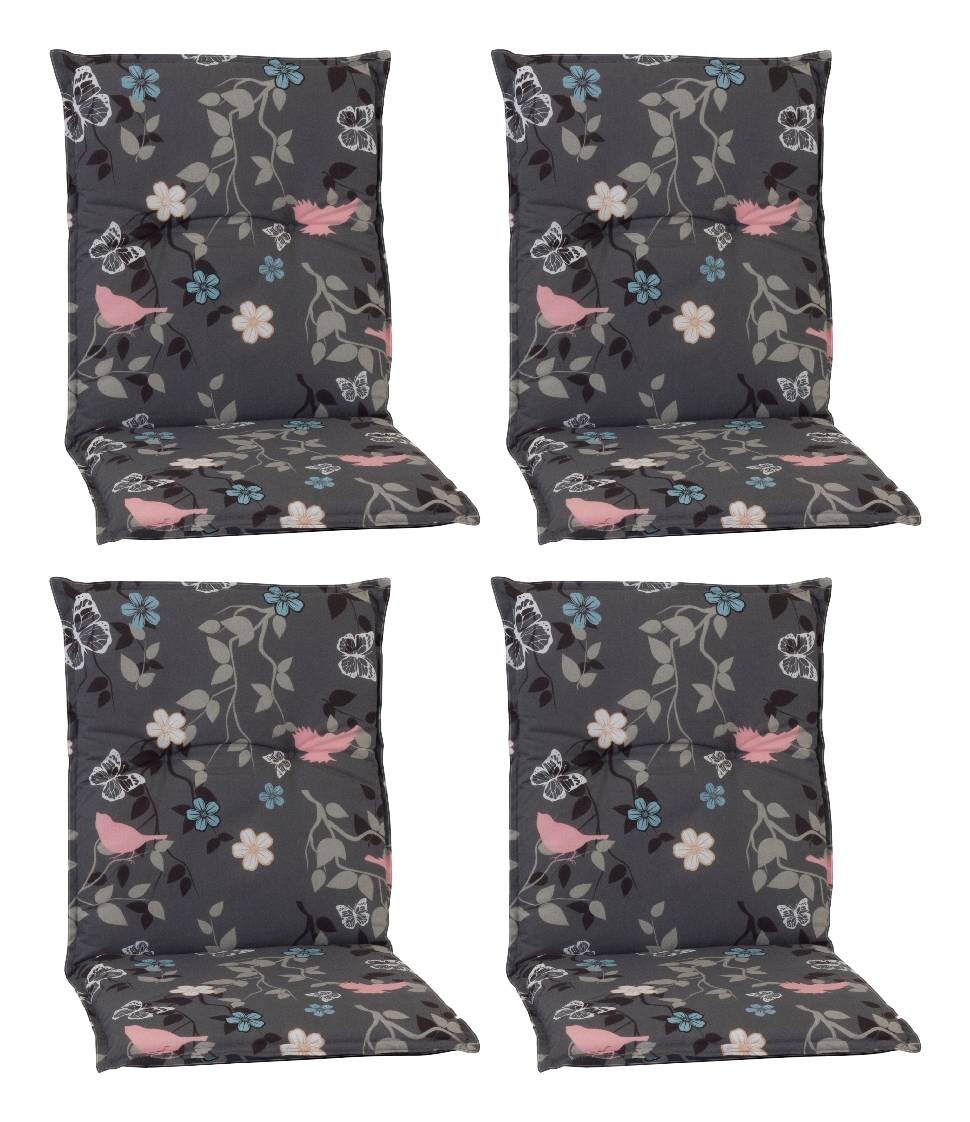 Beo Saumauflage für Niedriglehner Bregenz multicolor Polyester-Mischgewebe B/H/L: ca. 50x6x101 cm 4er Set