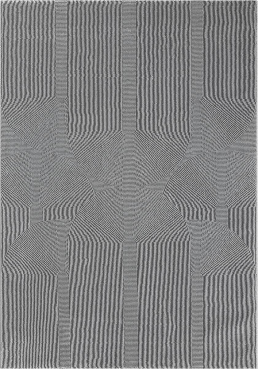 Webteppich Sign grau B/L: ca. 80x150 cm