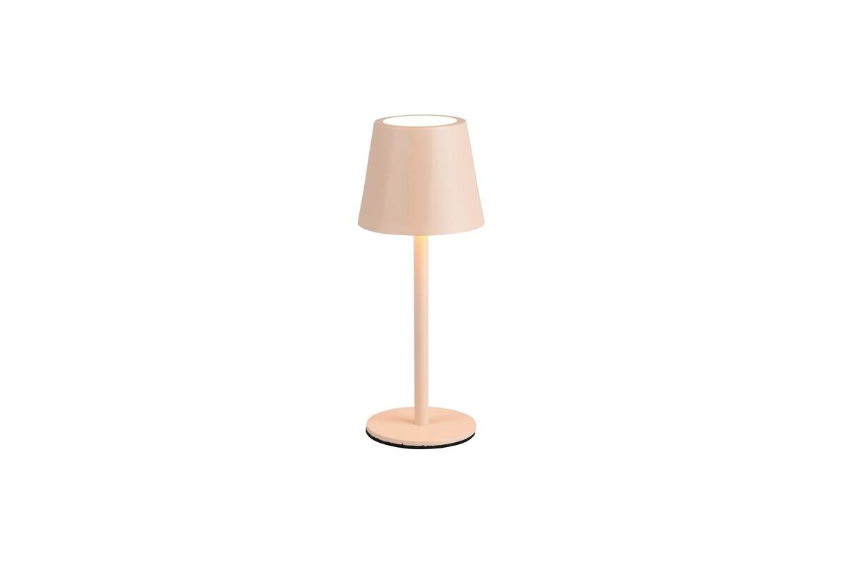 Reality LED Tischleuchte DIAZ sand Metall H: ca. 21 cm 1 Brennstellen