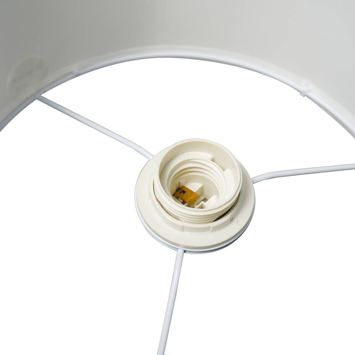 POCOline Stehlampe Zero weiß Metall Kunststoff H/D: ca. 143x28 cm E27 1 Brennstellen