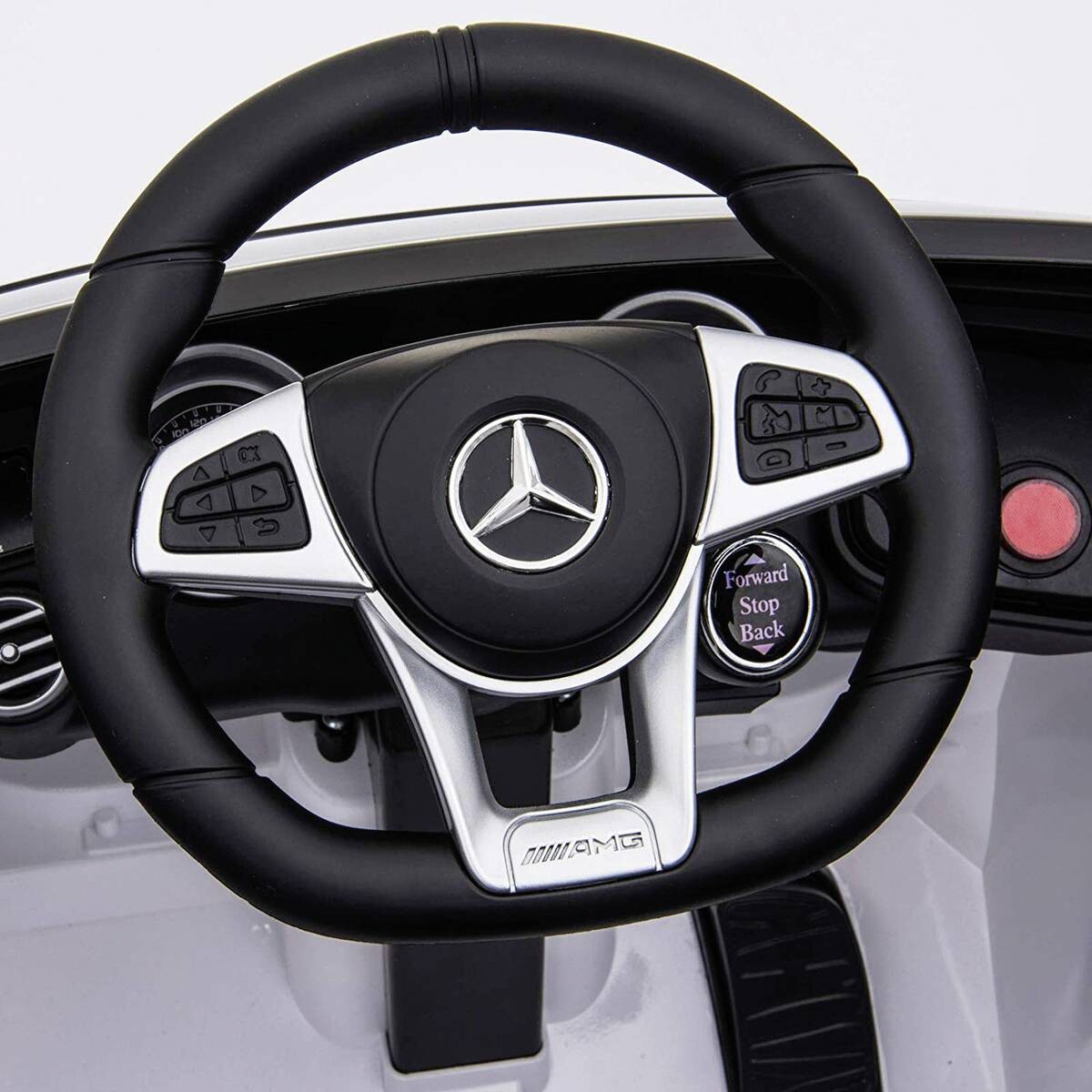 HOMCOM Kinder-Elektroauto weiß B/H/L: ca. 70x55x115 cm