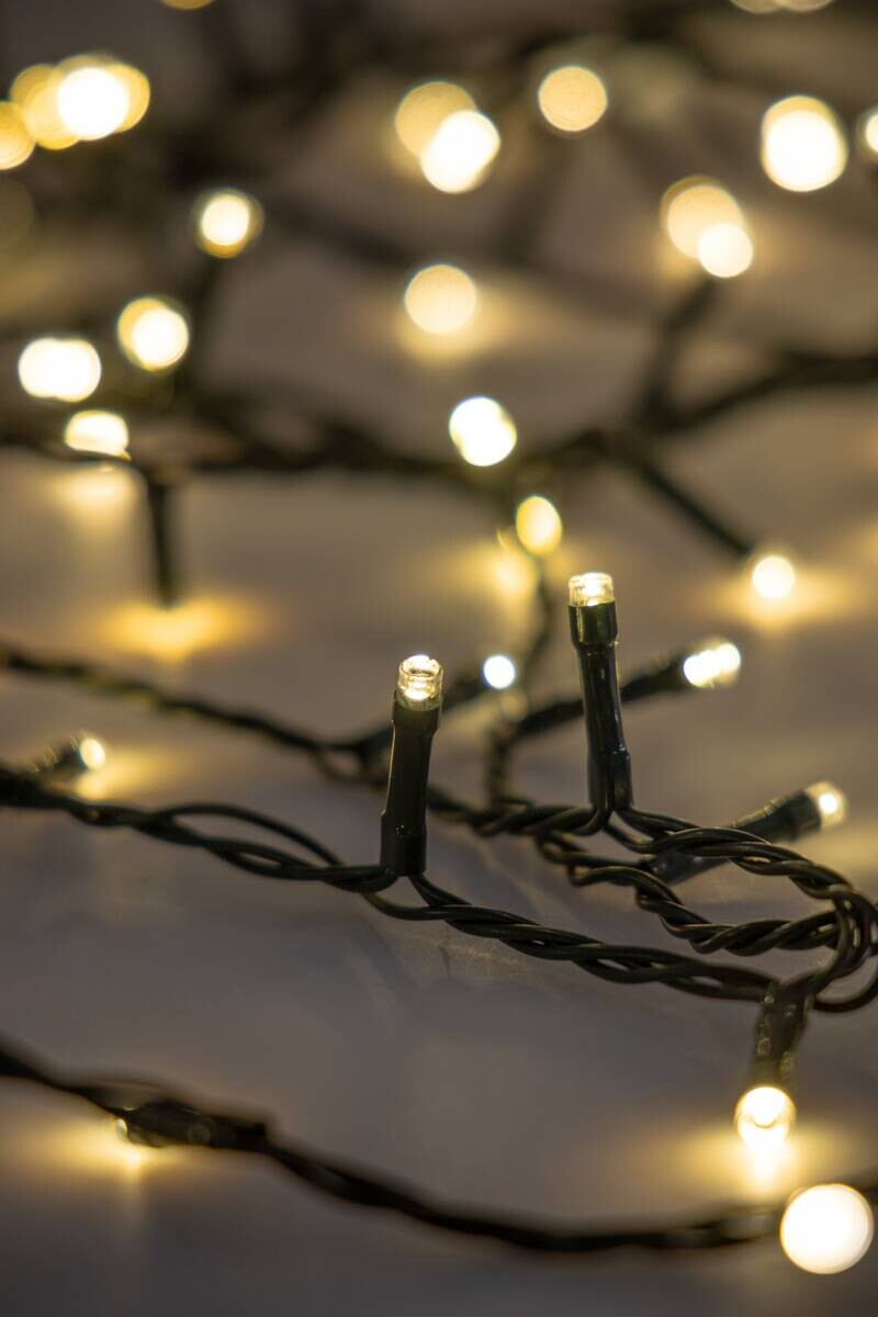 Lichterkette warmweiß Kunststoff