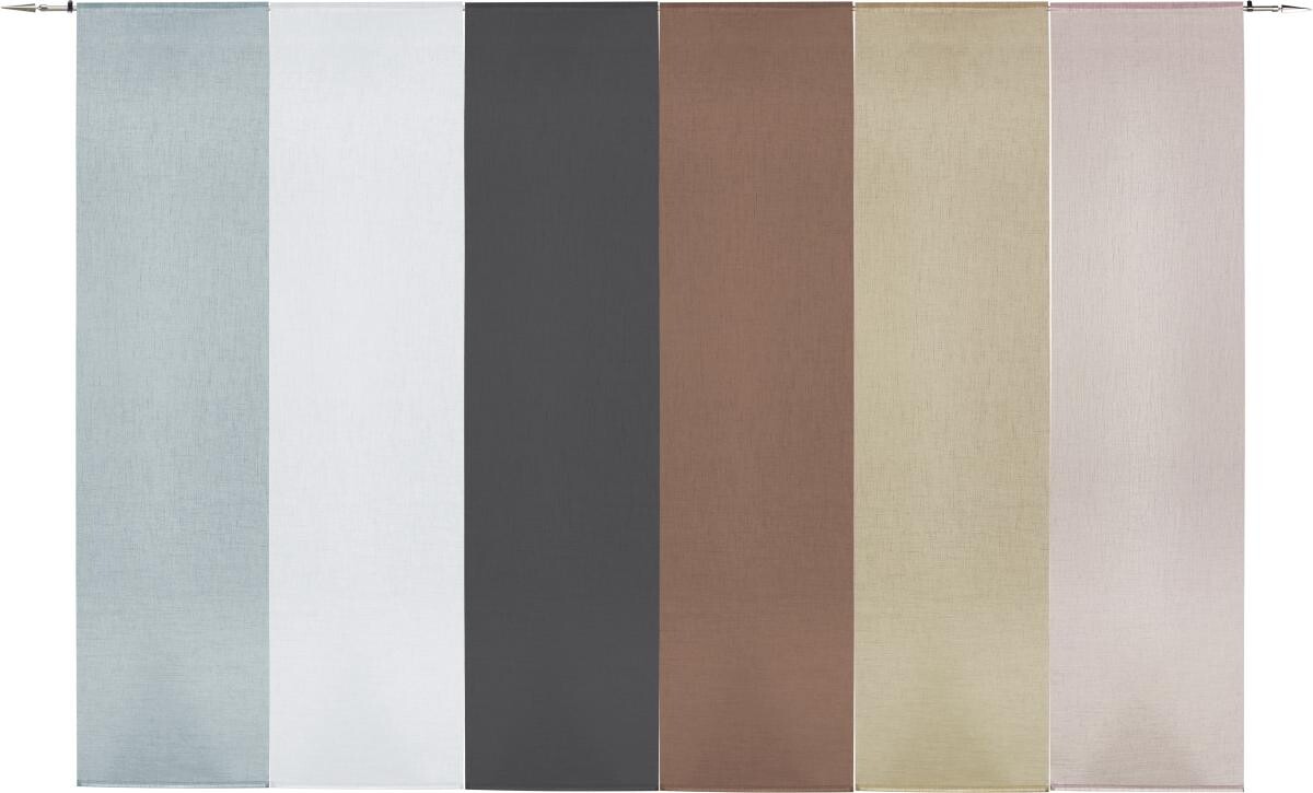 POCOline Schiebevorhang Goyo weiß B/L: ca. 60x245 cm