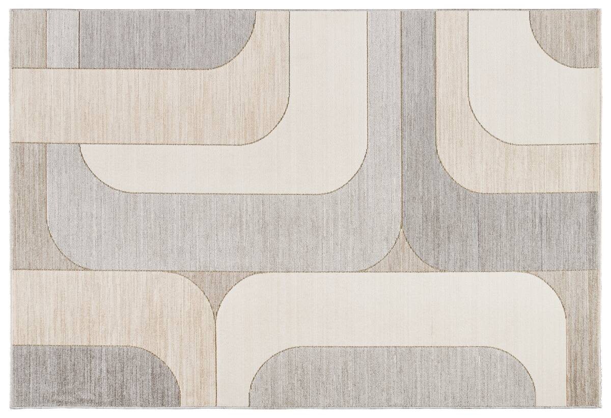 Webteppich Moss grau B/L: ca. 120x170 cm