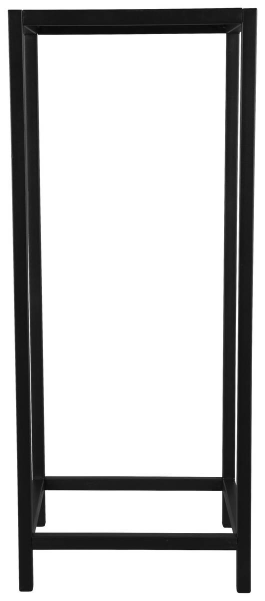 Beistelltisch Vera schwarz lackiert Metall B/H/T: ca. 25x60x25 cm