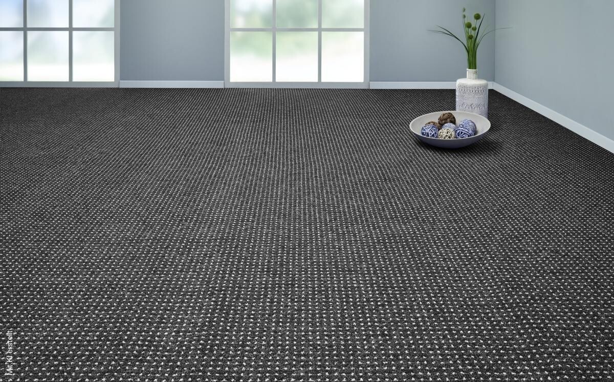 Teppichboden Zembla anthrazit B: ca. 400 cm pro m²