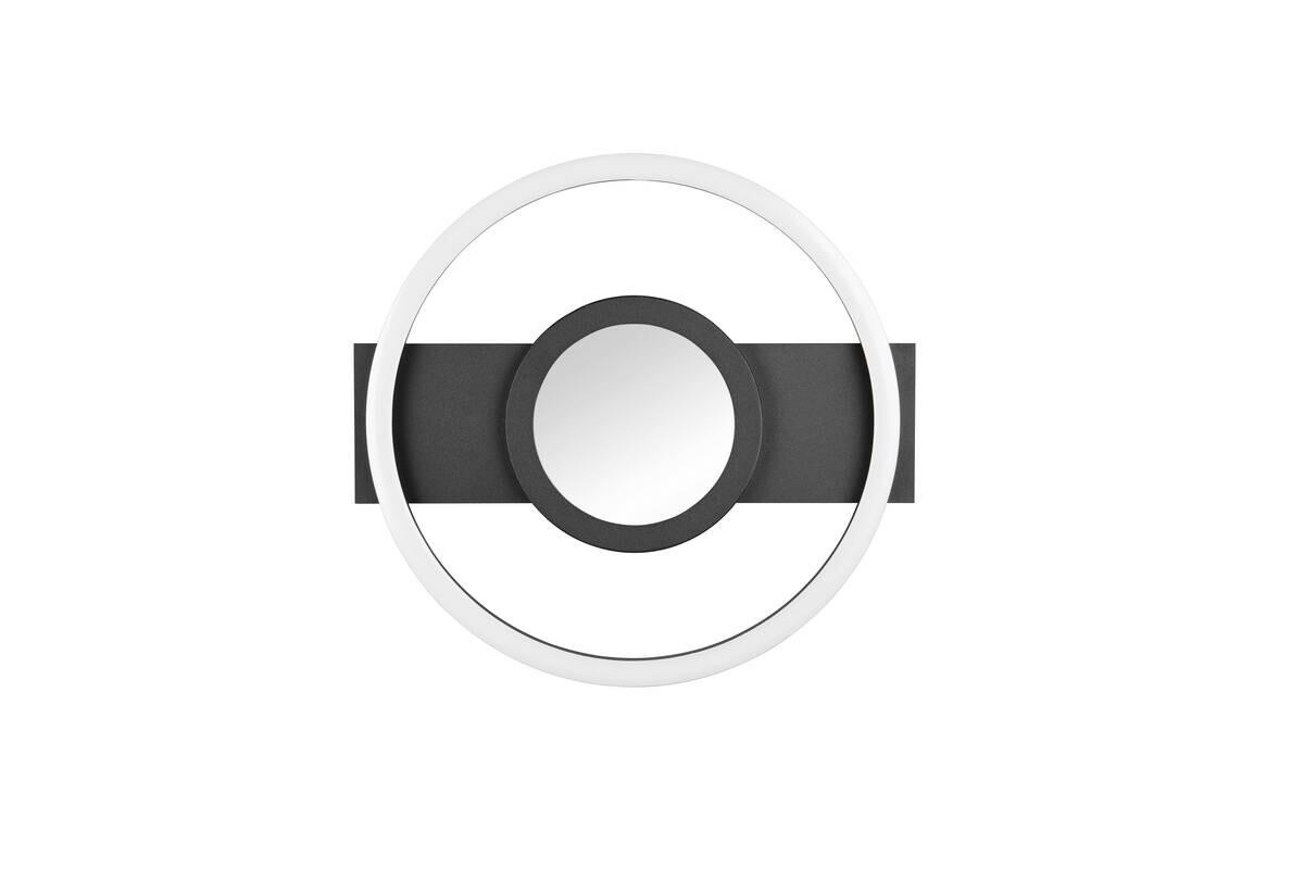 Reality LED-Deckenleuchte mattschwarz Metall B/H/D: ca. 35x5x33 cm