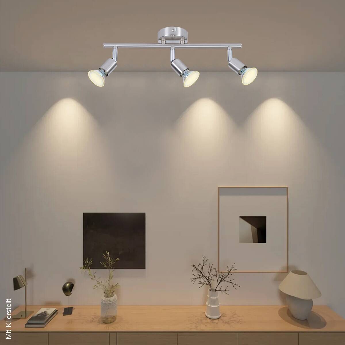 POCOline LED-Spot 3-flg. Boris schwarz B/H/L: ca. 10x8x36 cm 3 Brennstellen