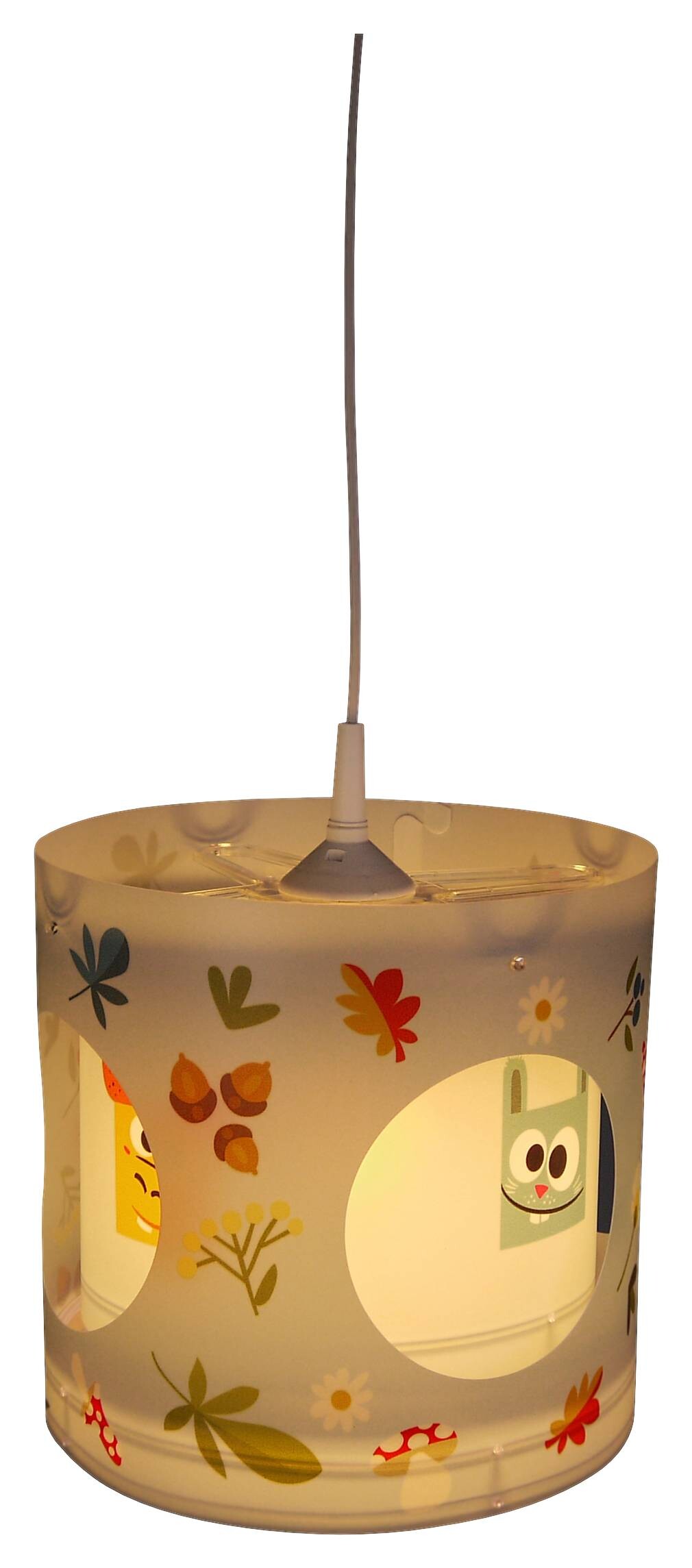 Niermann Dreh-Pendelleuchte Zanimo multicolor Kunststoff D: ca. 25 cm E27 1 Brennstellen
