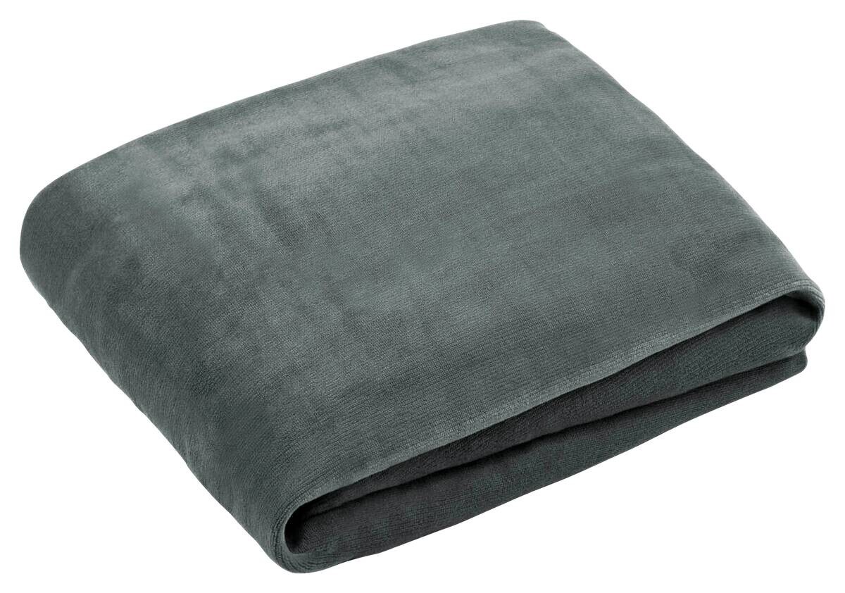 Spannbetttuch Cashmere touch anthrazit 100% Polyester B/L: ca. 100x200 cm