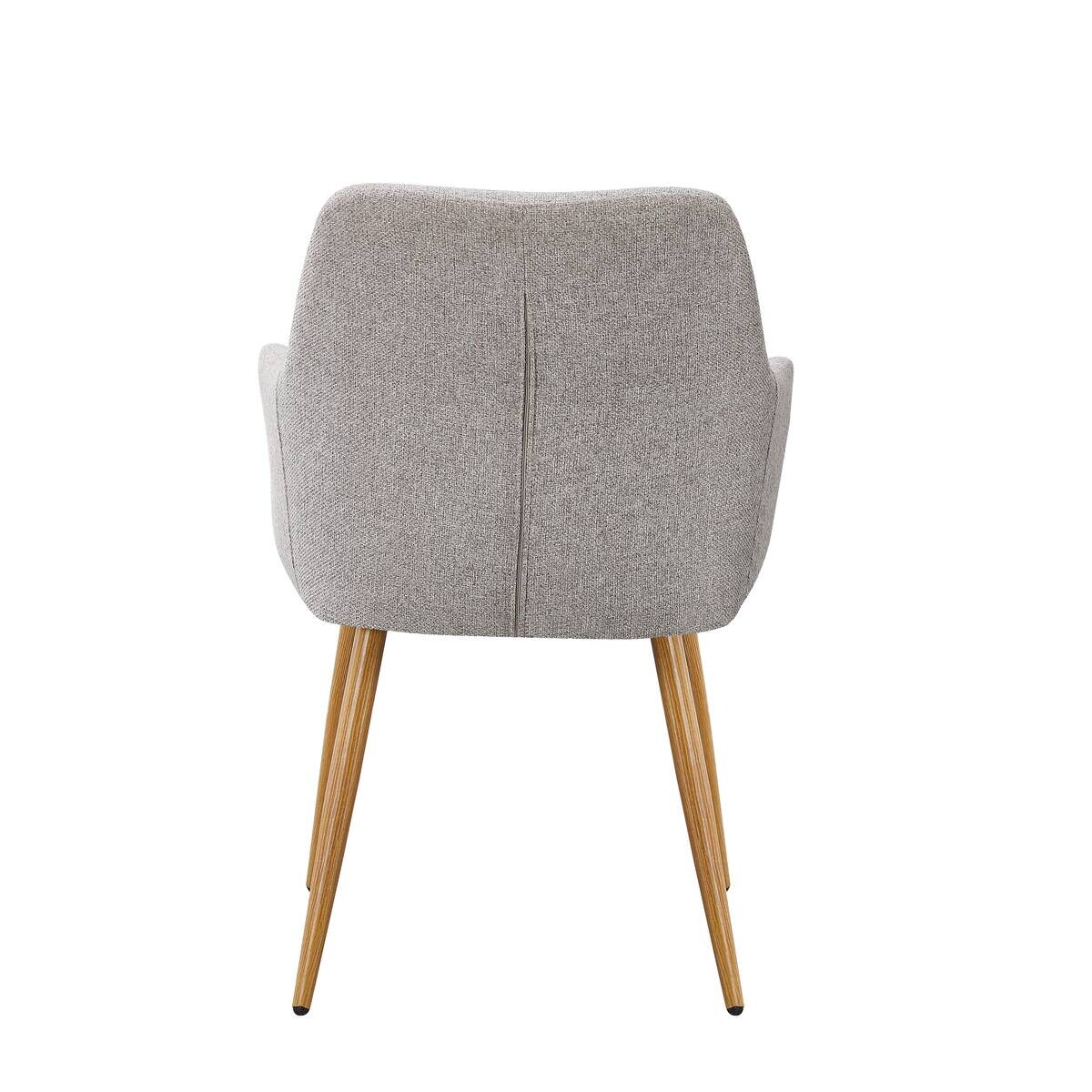 Armlehnstuhl Inga beige Webstoff B/H/T: ca. 57x86x63,5 cm