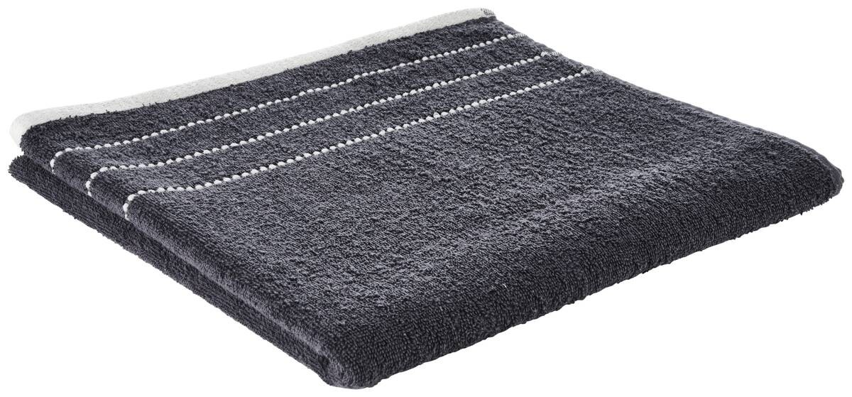POCOline Duschtuch NEO anthrazit 100% Baumwolle B/L: ca. 80x150 cm