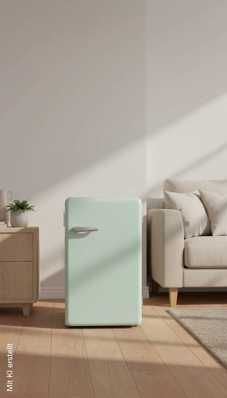 POCOline Retro Kühlschrank KS84-93ESG Jade B/H/T: ca. 49x84x46 cm