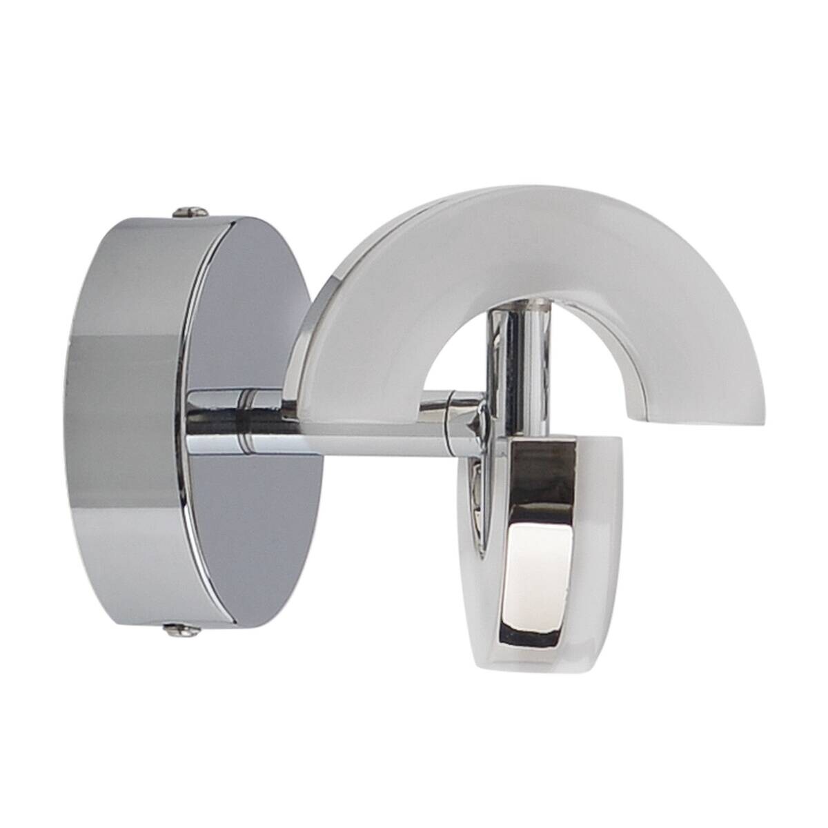 Näve Leuchten LED-Spot Chrom Kunststoff Metall B/H/T: ca. 13,5x9x8 cm 1 Brennstellen